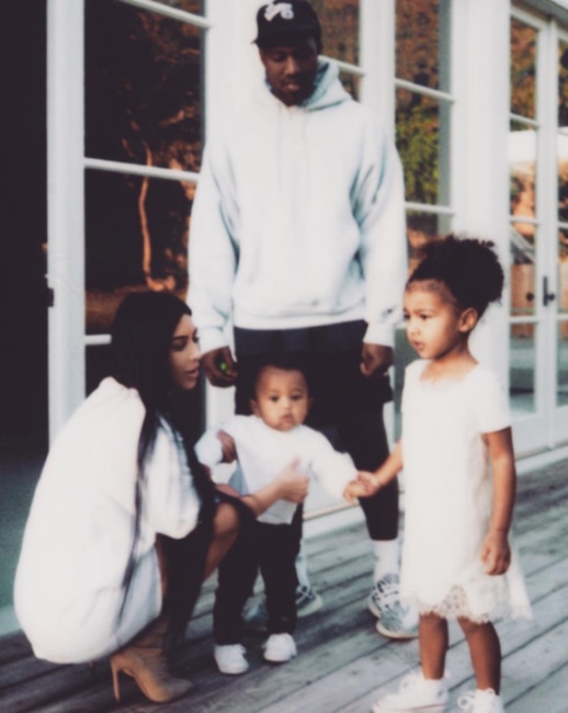 Kim Kardashian, Kanye West, North West, Saint West